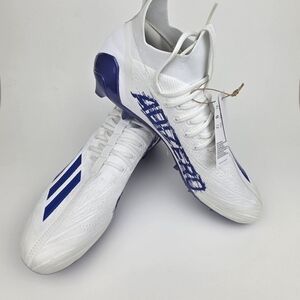 Adidas Adizero Primeknit Men’s Football Cleats – White Purple, Size 13.5